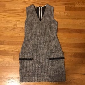 Anne Klein tweed jumper with pockets
